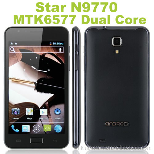 Star N9770 5.0 Inch Smart Phone Android 4.0 Mtk6577 Dual Core 1.0GHz 3G GPS WiFi 8.0MP Camera
